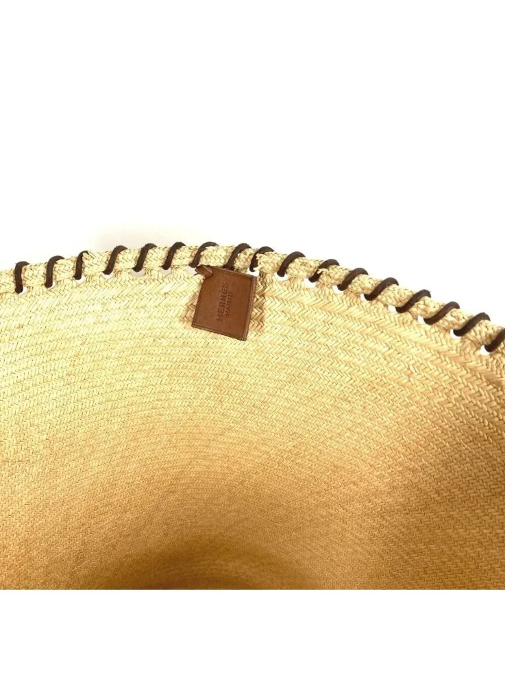 Hermes Basket Pouch Hemp Beige